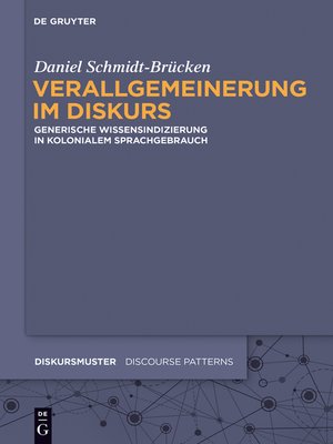 cover image of Verallgemeinerung im Diskurs
